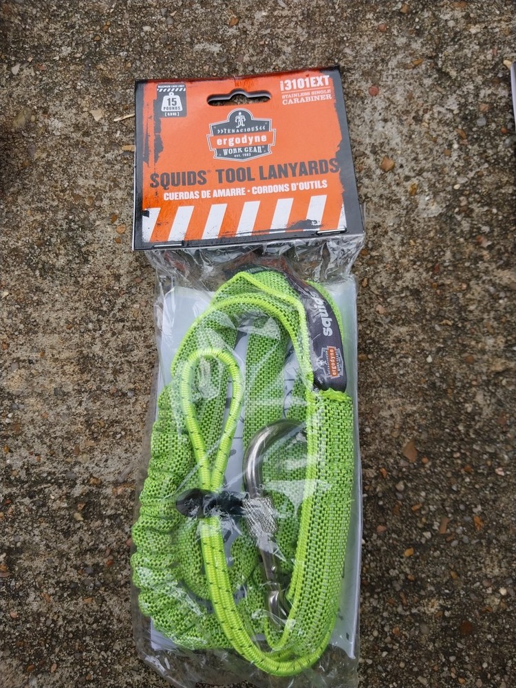 SQUIDS BY ERGODYNE 3101EXT Elastic Tool Lanyard,