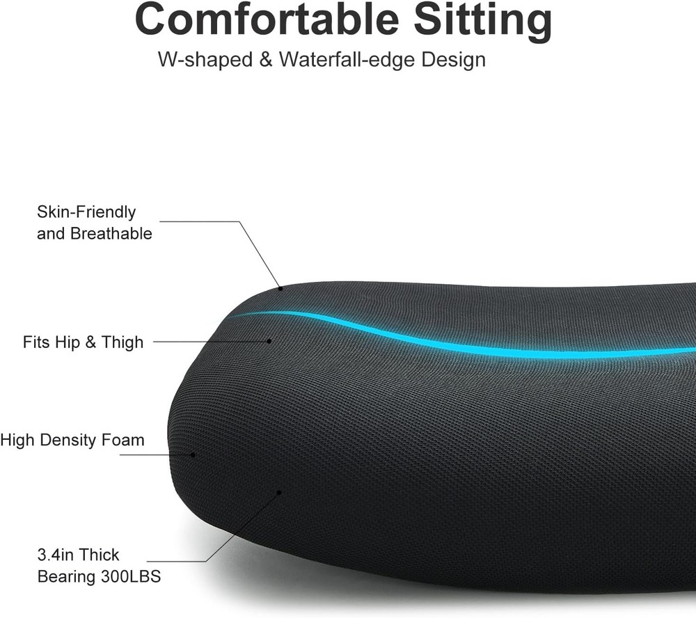 Ergonomic Office Chair - 130°Rocking Mesh Computer Chair