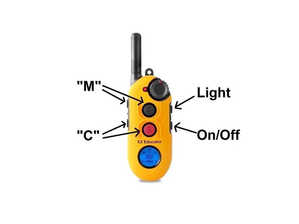 E-Collar EZ-900/902 Easy Educator Replacement TRANSMITTER ONLY in Orange