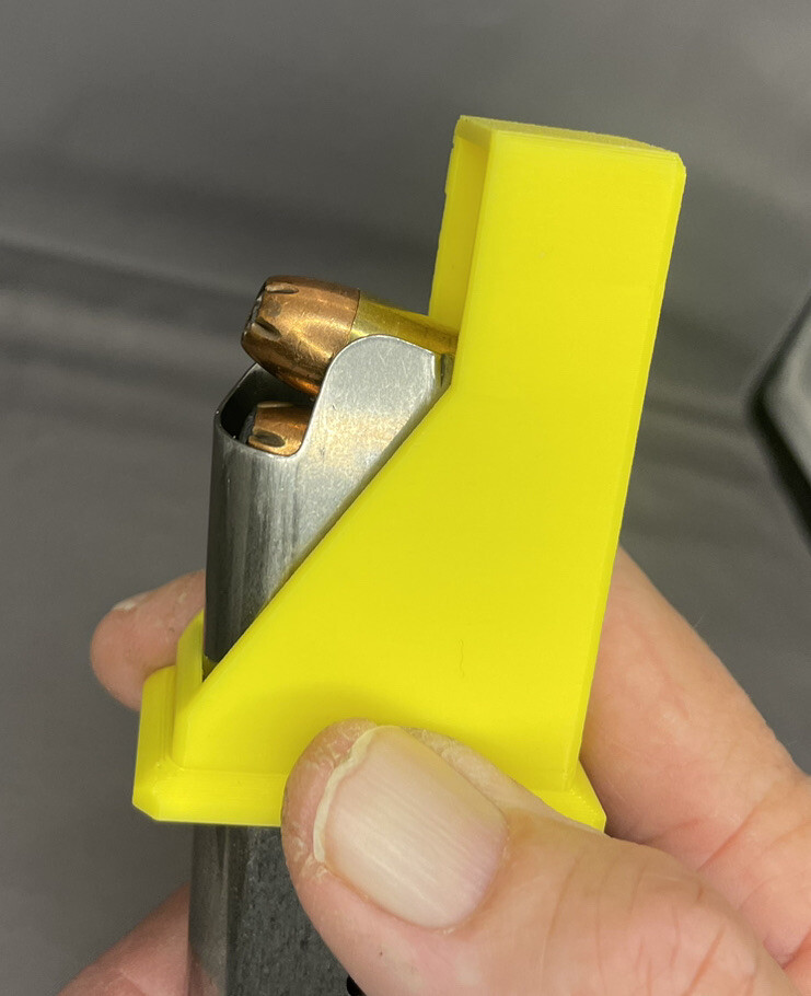 1911 Single Stack .45acp 45 acp .45 Magazine Speed Loader Speedloader -YELLOW