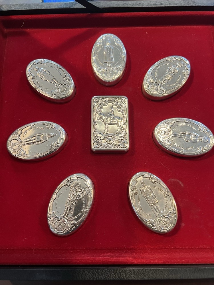 The Guards Regiments In Sterling Silver Complete