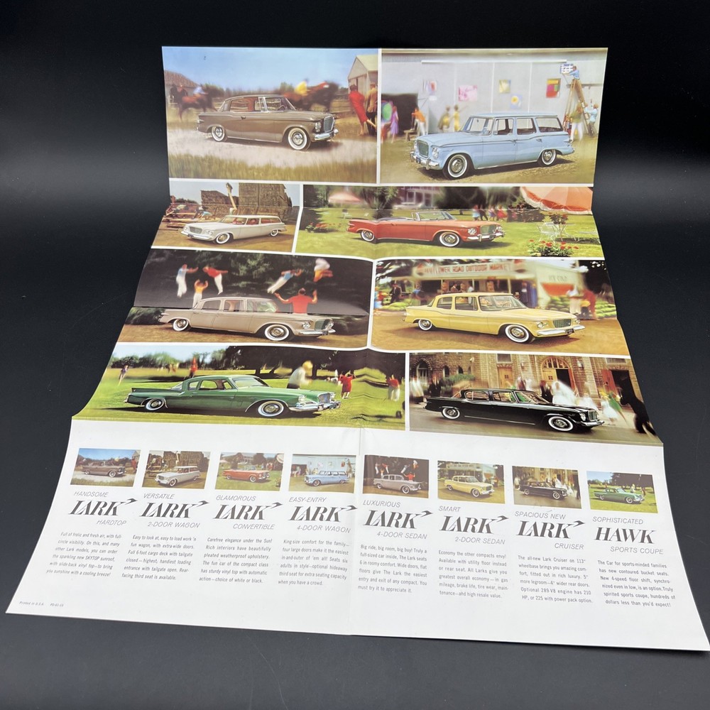 Vtg Original 1961 Studebaker Lark advertising brochure