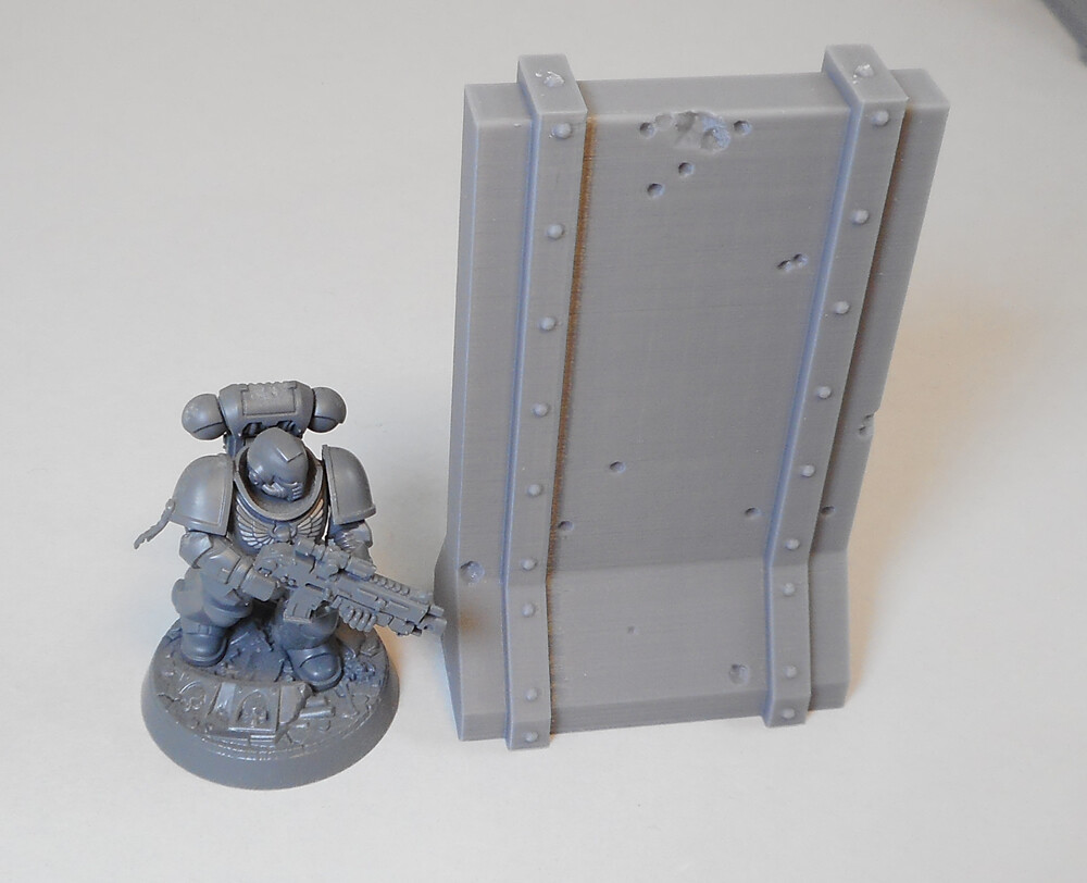 3D Printed Terrain: Blast Walls for 40k or 28 mm Tabletop Games