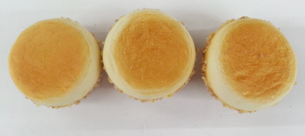 3 Faux Bread Rolls Bun Store Display Look Very Real