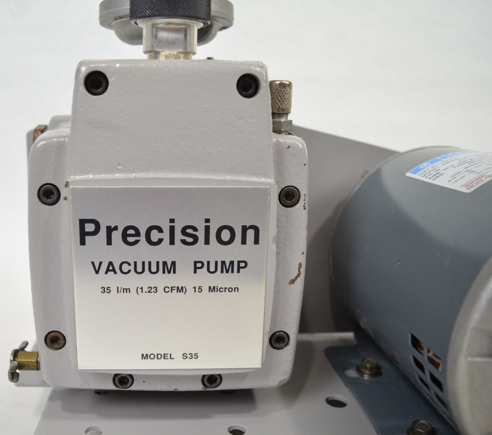 Precision S35 1/3HP Single-Stage Rotary Vane Vacuum Pump 120V 51220002