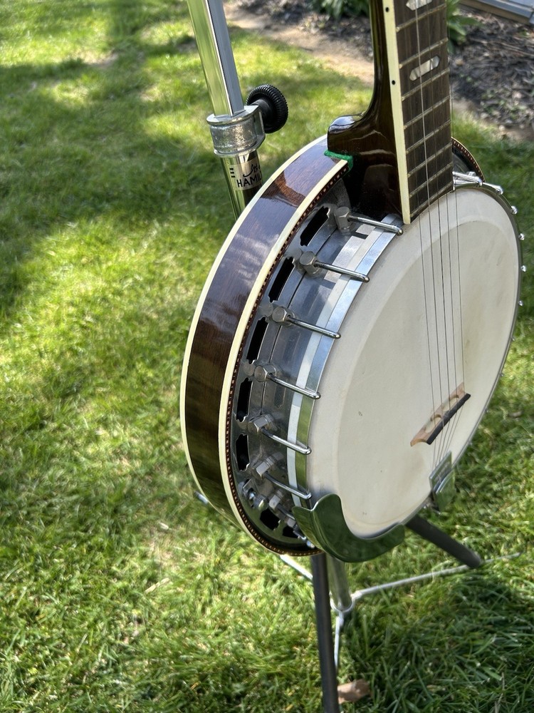 1970s Iida Five String Banjo Made In Japan