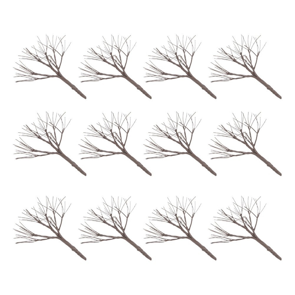 10 Pcs Mini Cherry Blossom Tree Pole Micro Landscape Decor Minature Branches