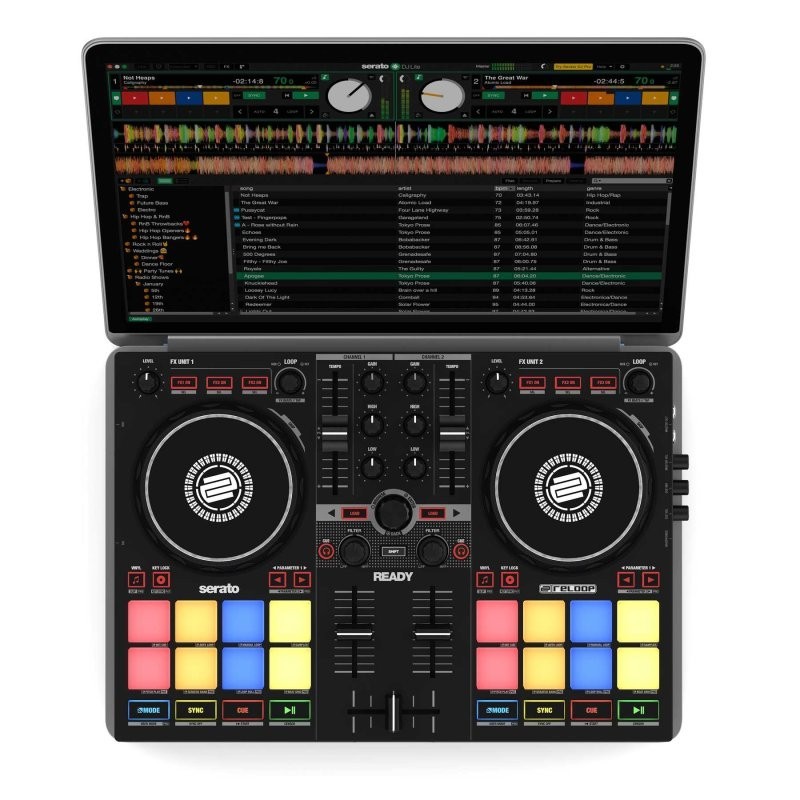 Reloop Ready 2-channel Portable Performance DJ Controller For Serato (243598)