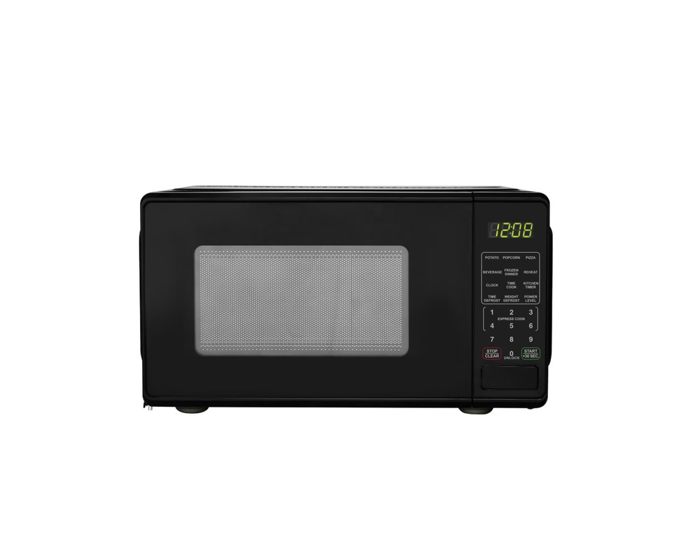 Mainstays 0.7 Cu Ft Countertop Microwave 700W Black