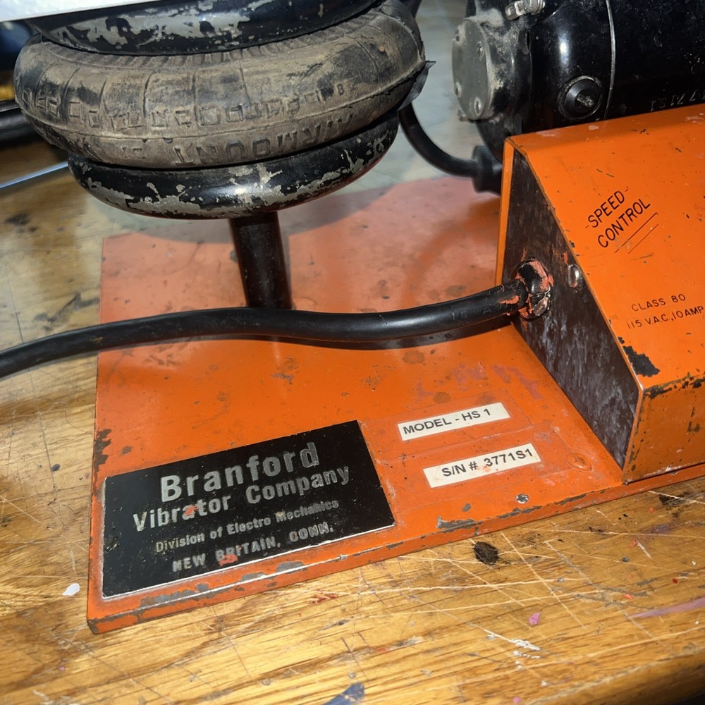 Branford Benchtop Vibration Table HS-1 w/Variable Speed Control 115AC