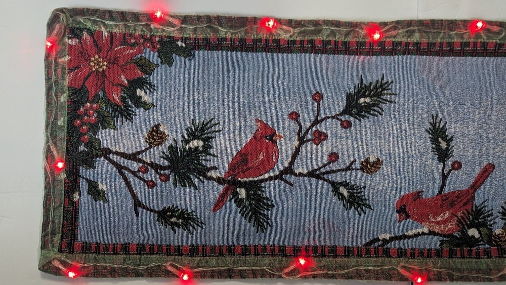 Lighted Christmas Table Runner