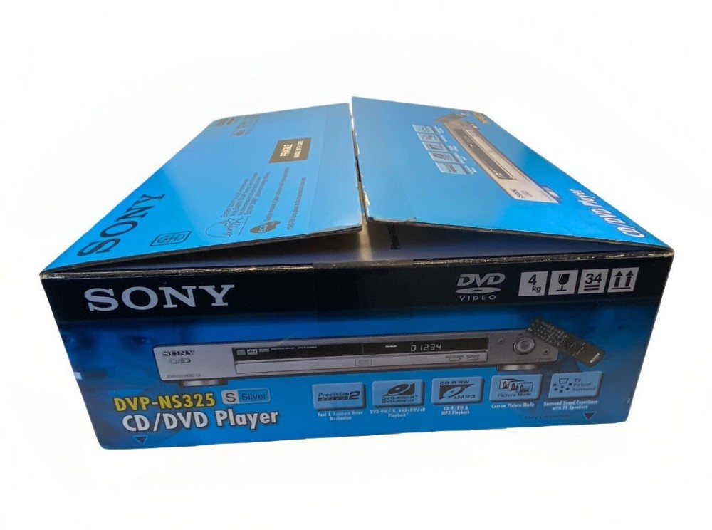 Sony DVP-NS325 Silver CD / DVD Player With Original Box *VIDEO*