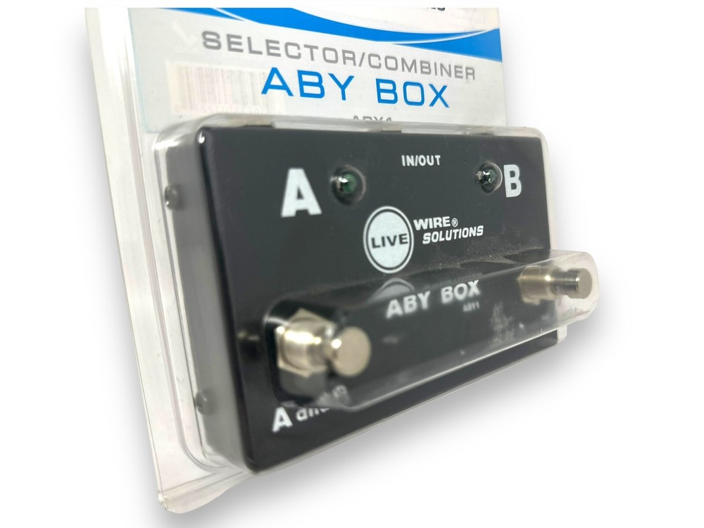 Live Wire Solutions ABY1 Guitar Selector/Combiner Footswitch ABY Box