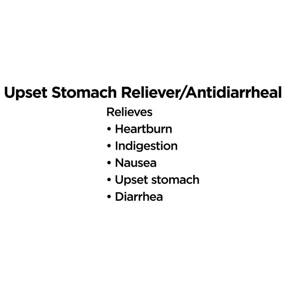 Equate Upset Stomach Relief Bismuth Liquid, Regular Strength, 16 fl oz, 2 Pack