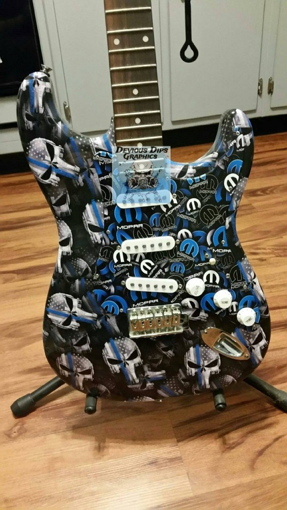 ANY Custom Printed Pattern from the LetsBurn.One Website Guitar Skin Vinyl Wrap