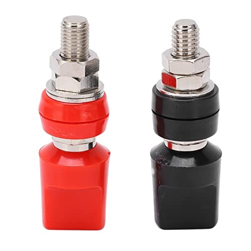 M8 Remote Battery Terminals, 2PCS 100A Battery Post Terminals with 4mm Plug
