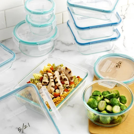 Snapware Pyrex 18-Piece Glass Food Storage Set