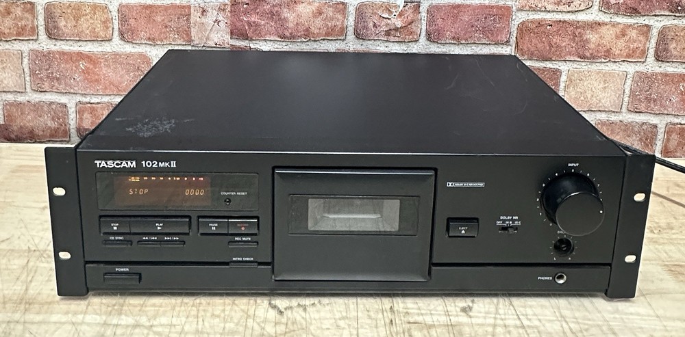 TASCAM 102 MKII Single Cassette Tape Deck