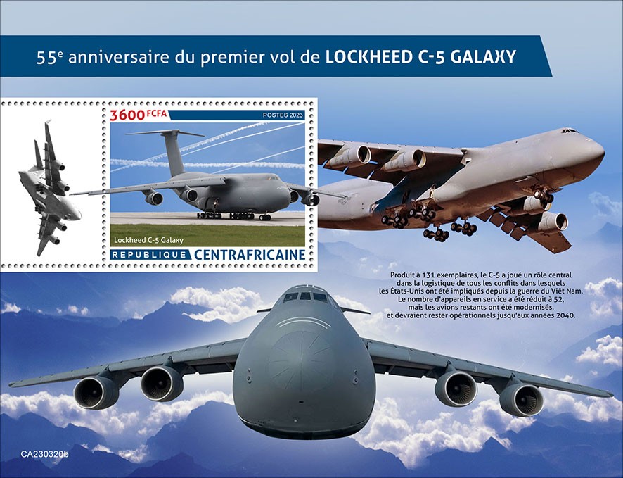First flight of Lockheed C-5 Galaxy