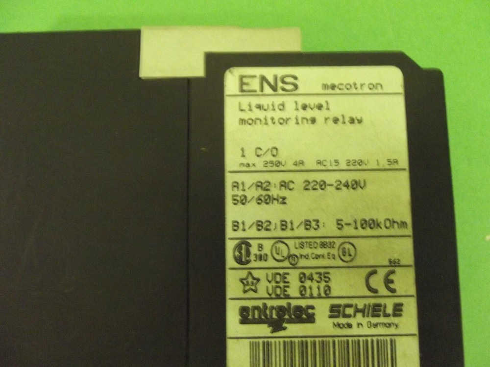 SCHIELE entrelec Mecotron ARC OFF delay timer