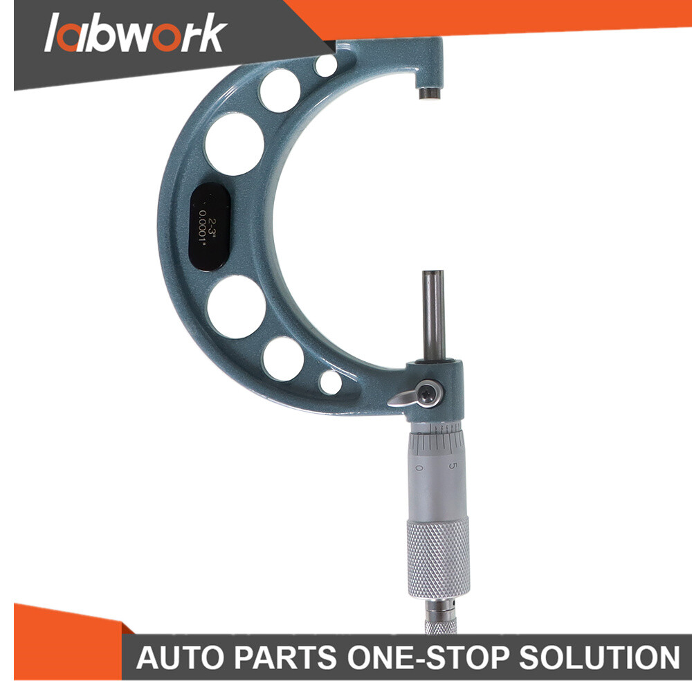 Labwork Premium Outside Micrometer Set Machinist Tool Precision Carbide Tip 0-4"