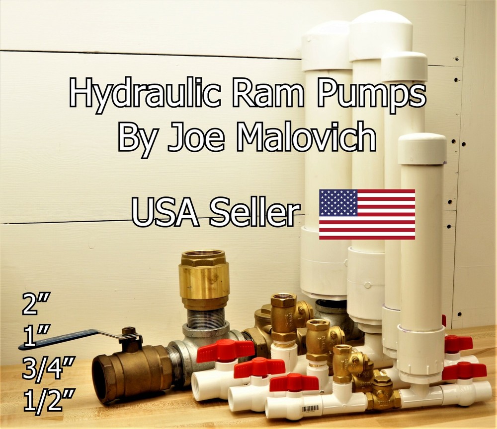 1" Hydraulic Ram Water Pump Kit