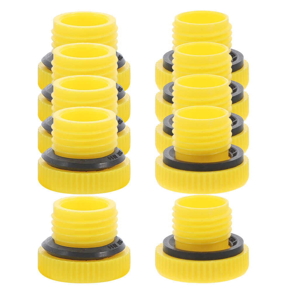10PCS Hole Plugs Hex Socket Threaded Cap Sealing Screw End Cap Screw Hole Covers
