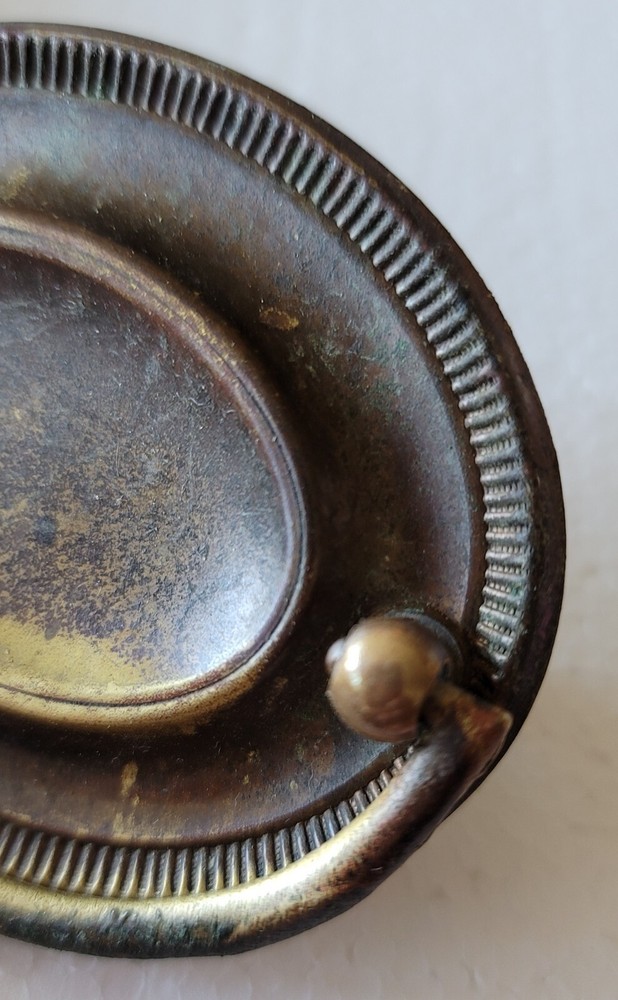 Vintage Brass Drawer Pulls Hepplewhite style Hardware 2.5, Used, 16 pcs