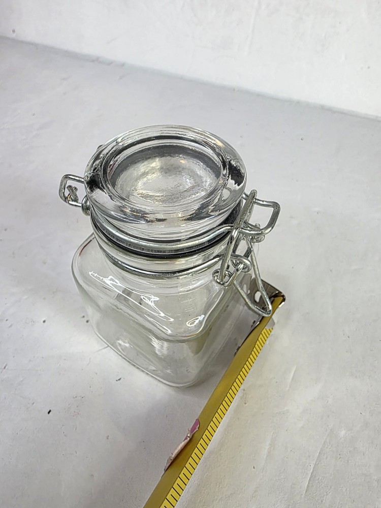 Jars with Wire Clamp Closure Set, 3-Ounce, Assorted, 4-Count