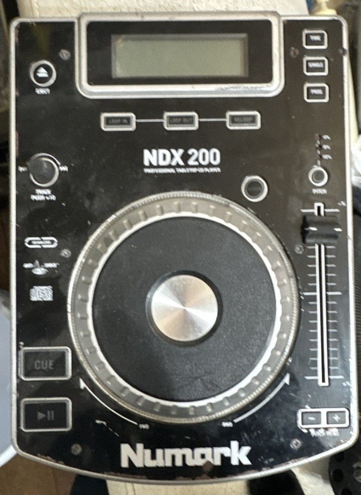 Numark NDX200 Professional DJ Tabletop CD Player Mixer USB Scratch