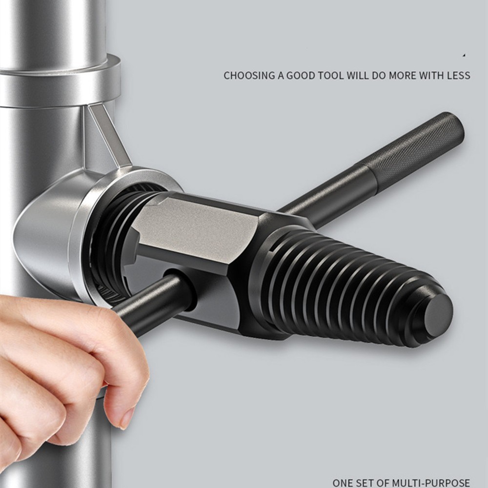 Carbon Steel 1/2 3/4" Multi-functional Extractor&Crowbar Drill Bits Double Head