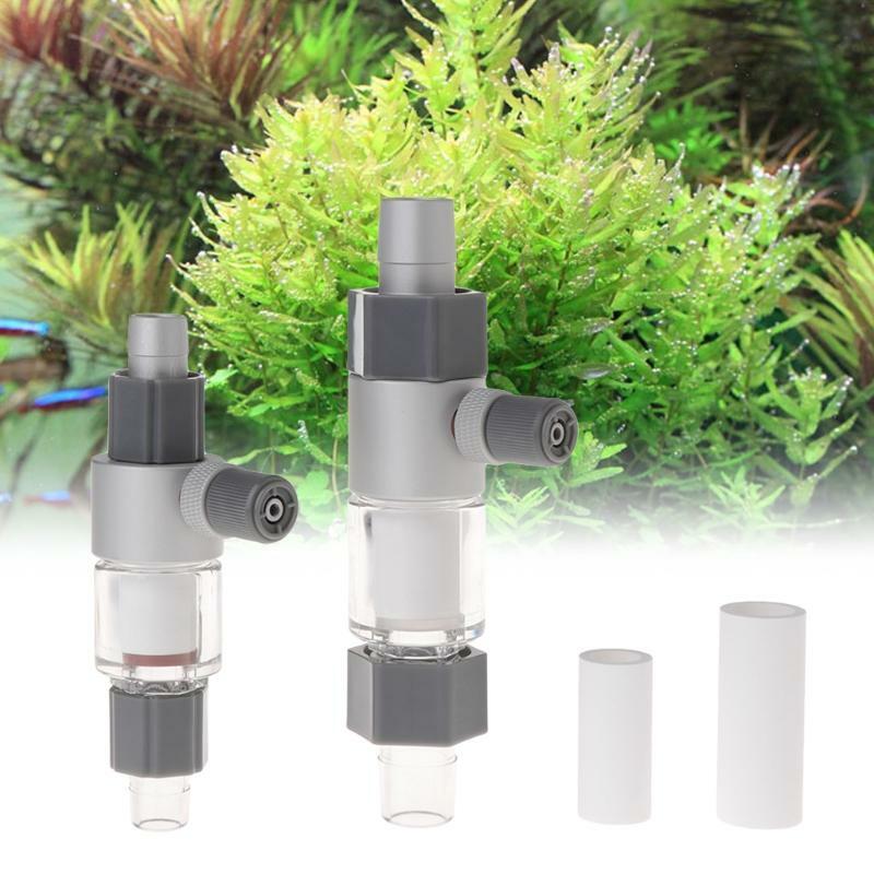 QANVEE Inline CO2 Atomizer Diffuser Aquarium Planted Tanks Aquascape