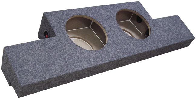 Qpower BQGMC102004 Empty Woofer Enclosure Dual 10" 'T' Shape