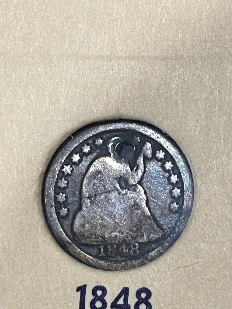 1848 Half Dime - Small Date