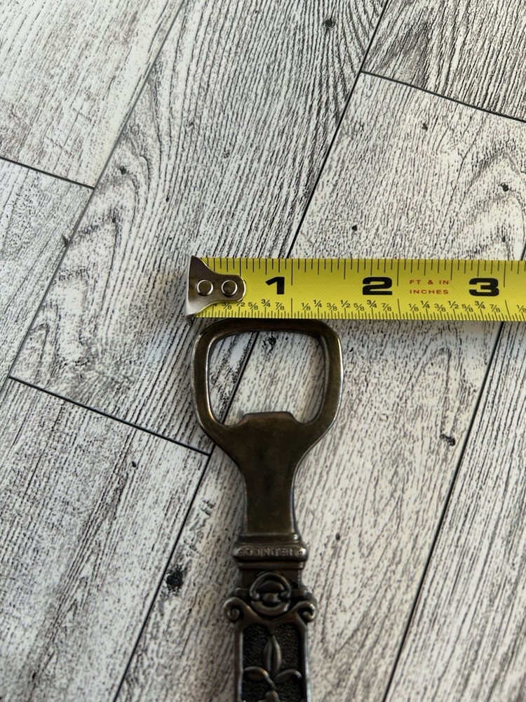Godinger Silver Plate Bottle Opener Vintage