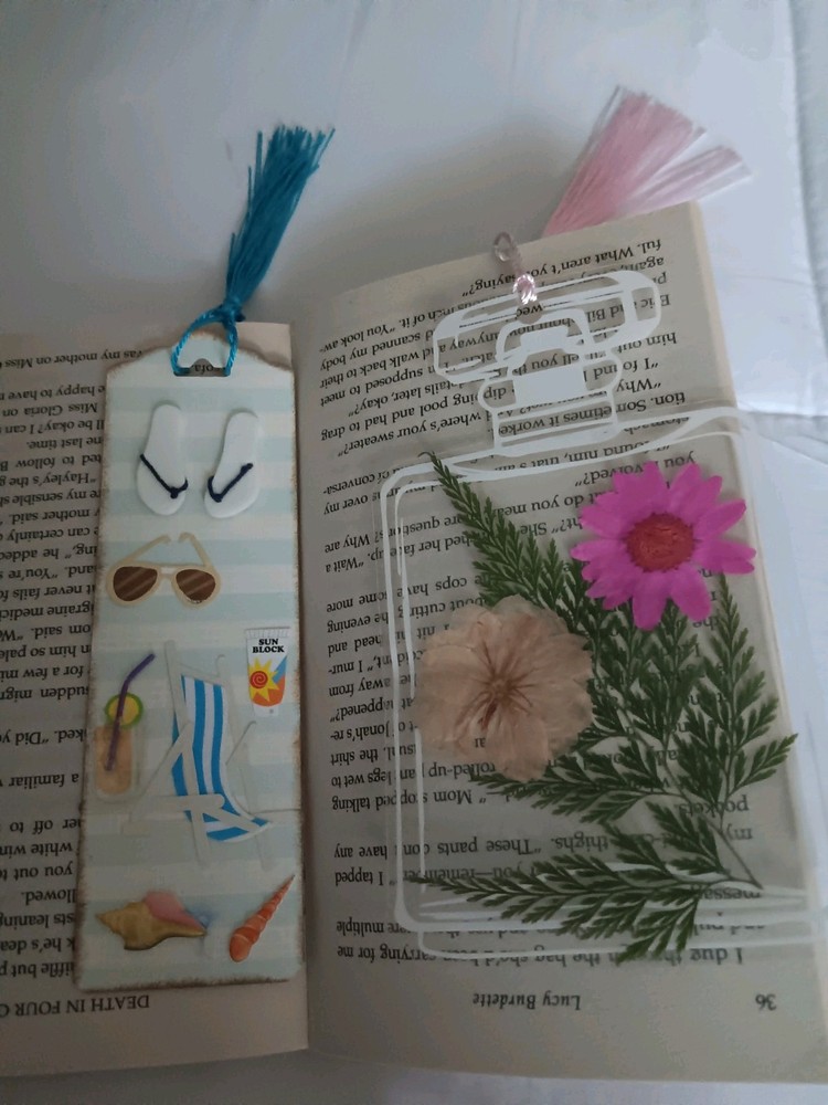 Handmade Bookmarks Flowers