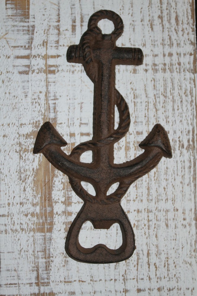 Parrot Anchor Stocking Stuffers, Cast Iron Bottle Openers, 4 items DB