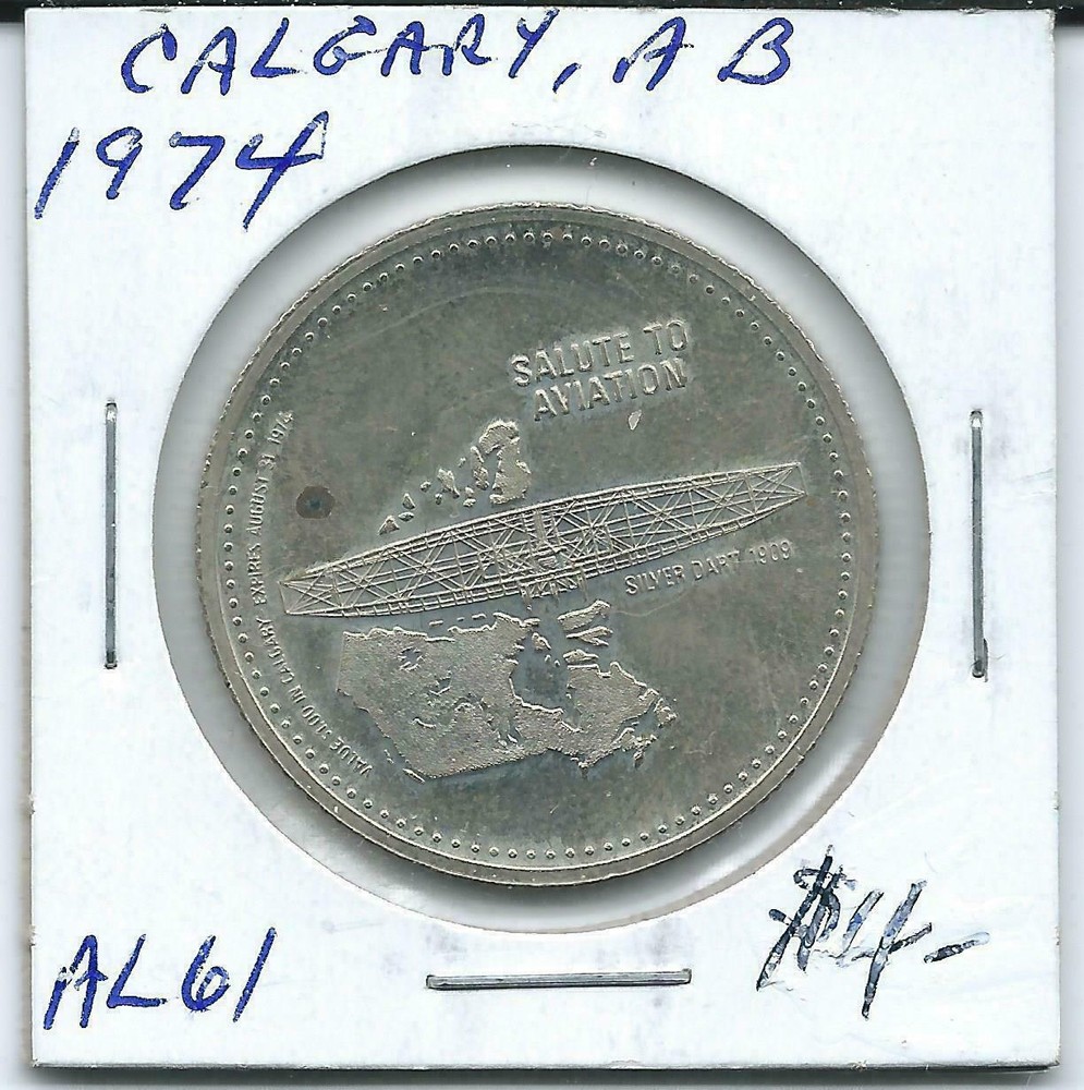 Calgary, AB 1974 Trade Dollar