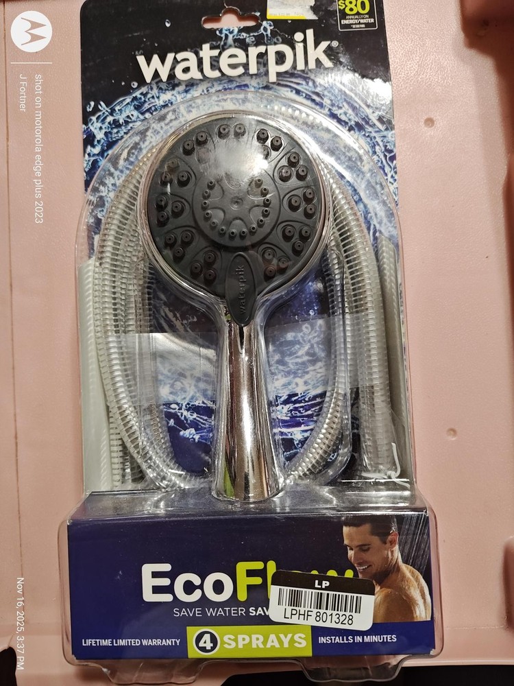 Waterpik 6Mode EcoFlow HandHeld SHOWERHEAD In Original Pkg.