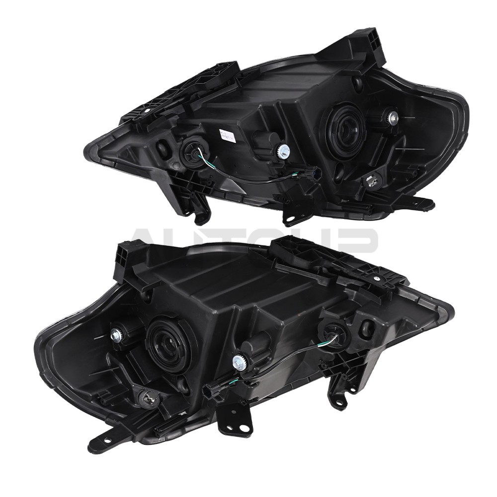 Chrome Halogen Headlight For Nissan Versa 2007-2012 Driver & Passenger Side