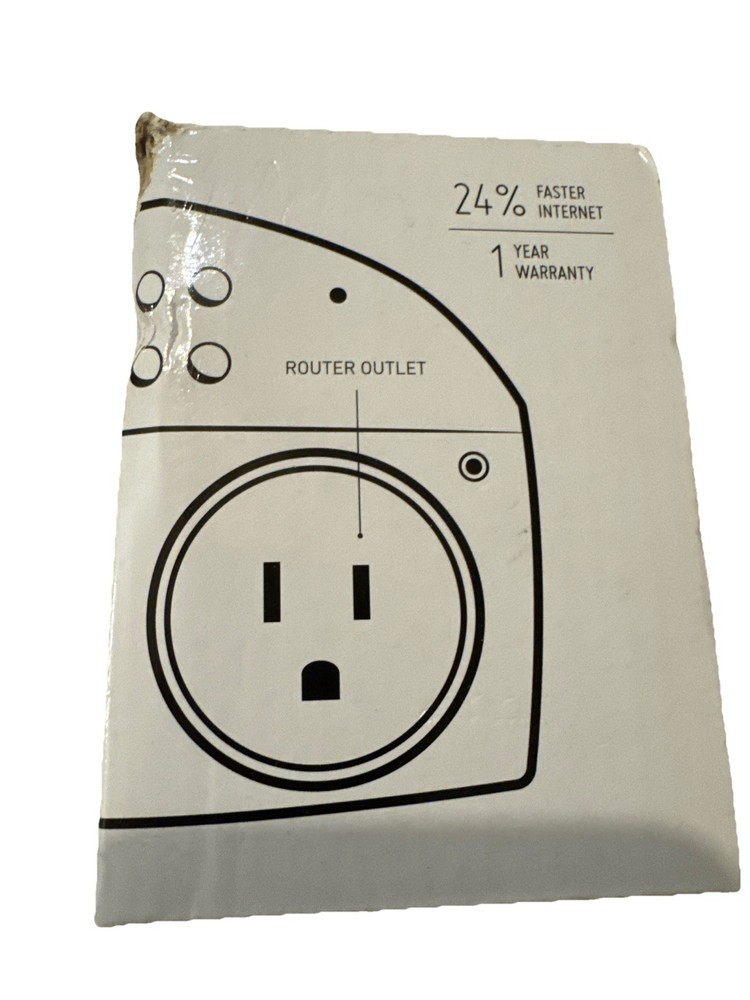 NetReset Digital Automatic Timer Outlet Router & Modem Faster Internet