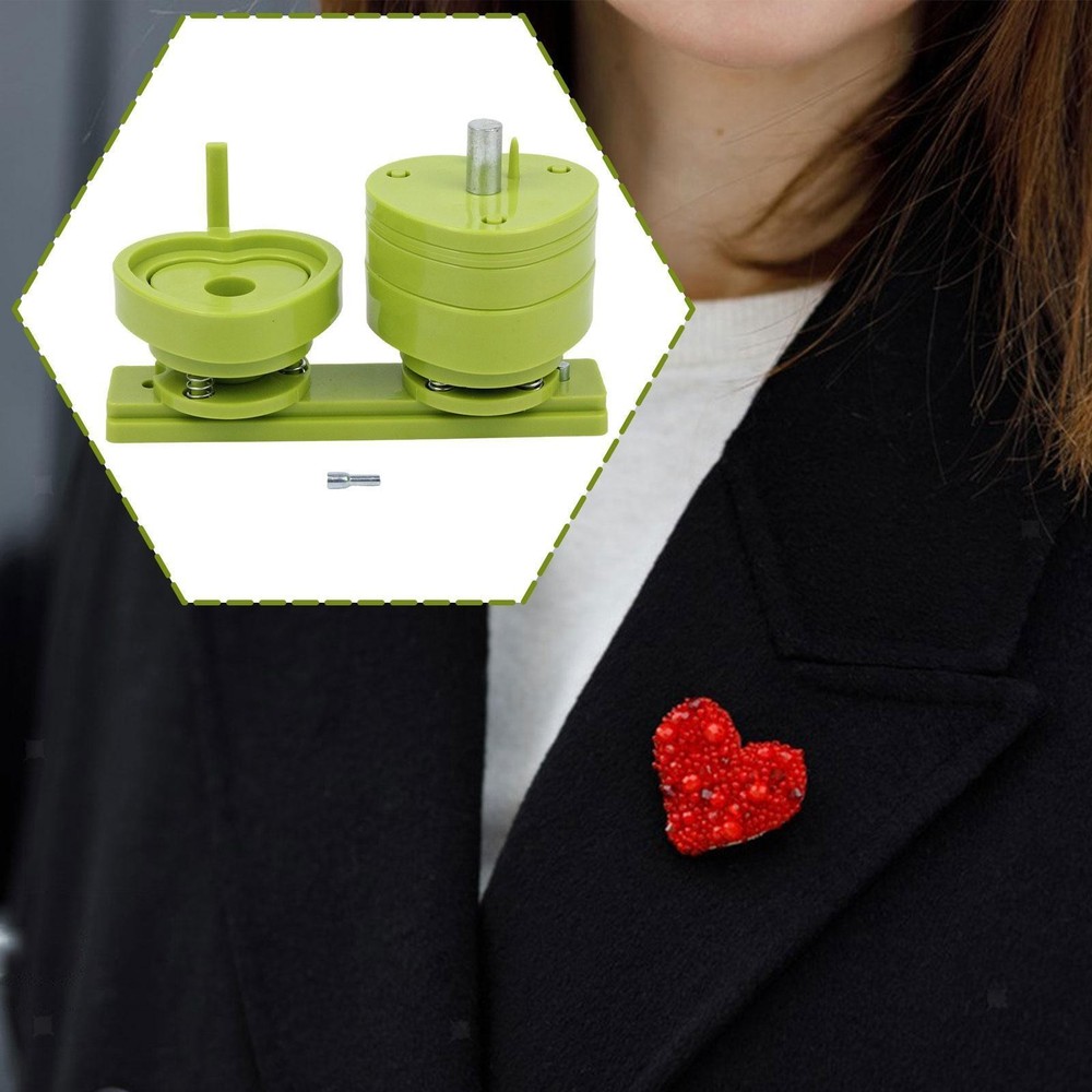 Badge Pin Button Maker Die Model Heart Shaped Model Interchangeable Die Model