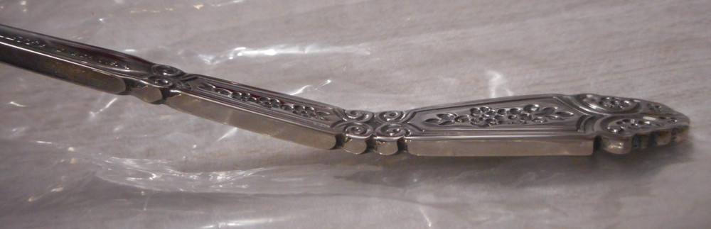 Oneida Stainless 3pc Serving Set Artistry DOWRY Pattern Meat Fork Spoon Ladle