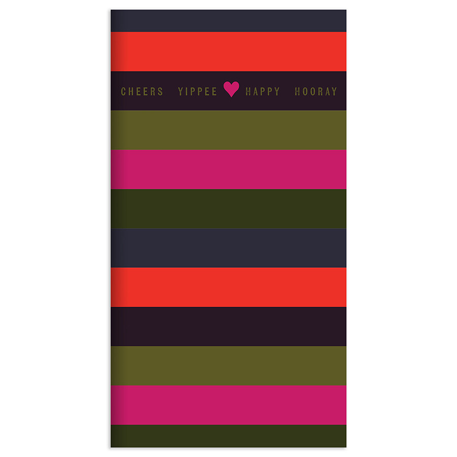 Stripes Perpetual Birthday & Celebration Pocket Book