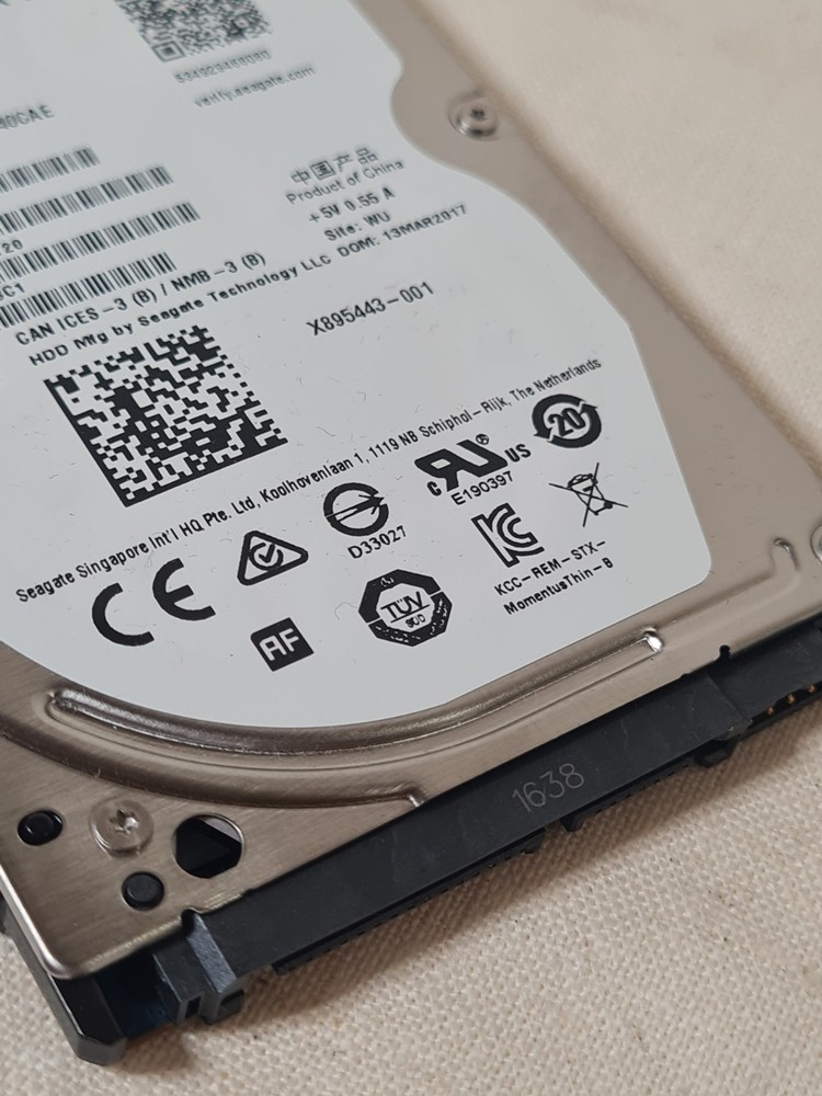 OEM XBOX ONE S Slim INTERNAL 500GB SEAGATE THIN HARD DISK DRIVE REPLACEMENT PART