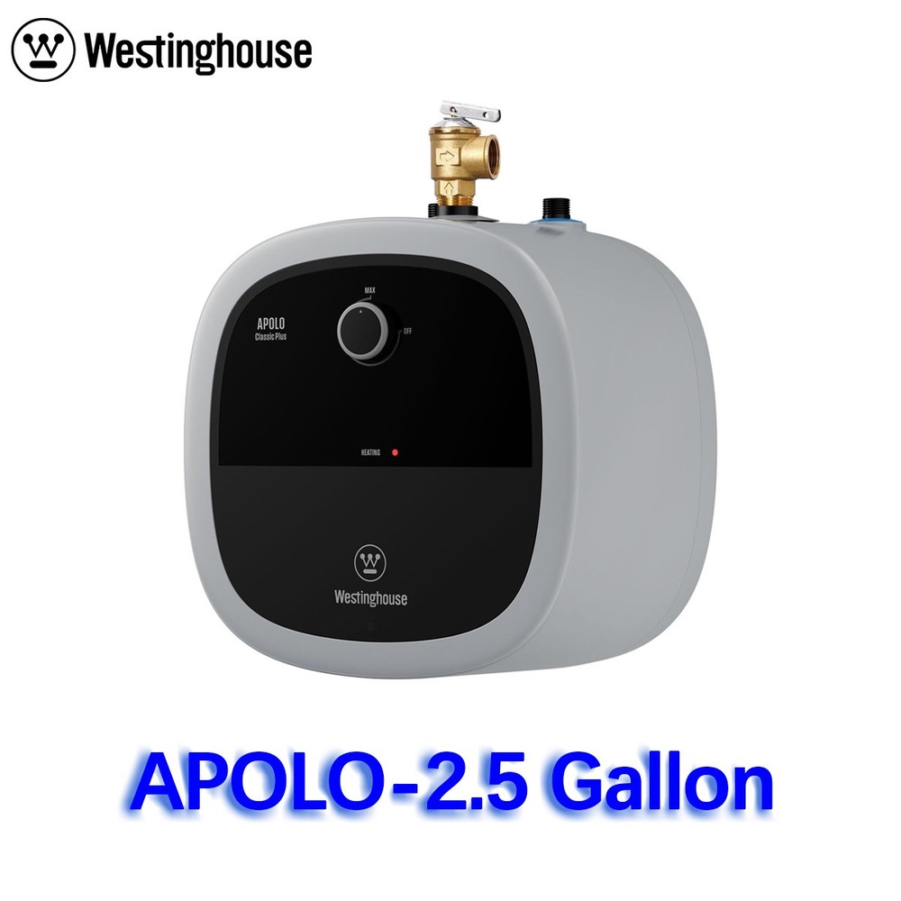 2.5 Gal Electric Mini-Tank Water Heater 120V, 1440W Under Sink For Kitchen Sink