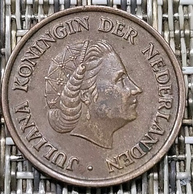 1957 Netherlands 5 Cents (B370)