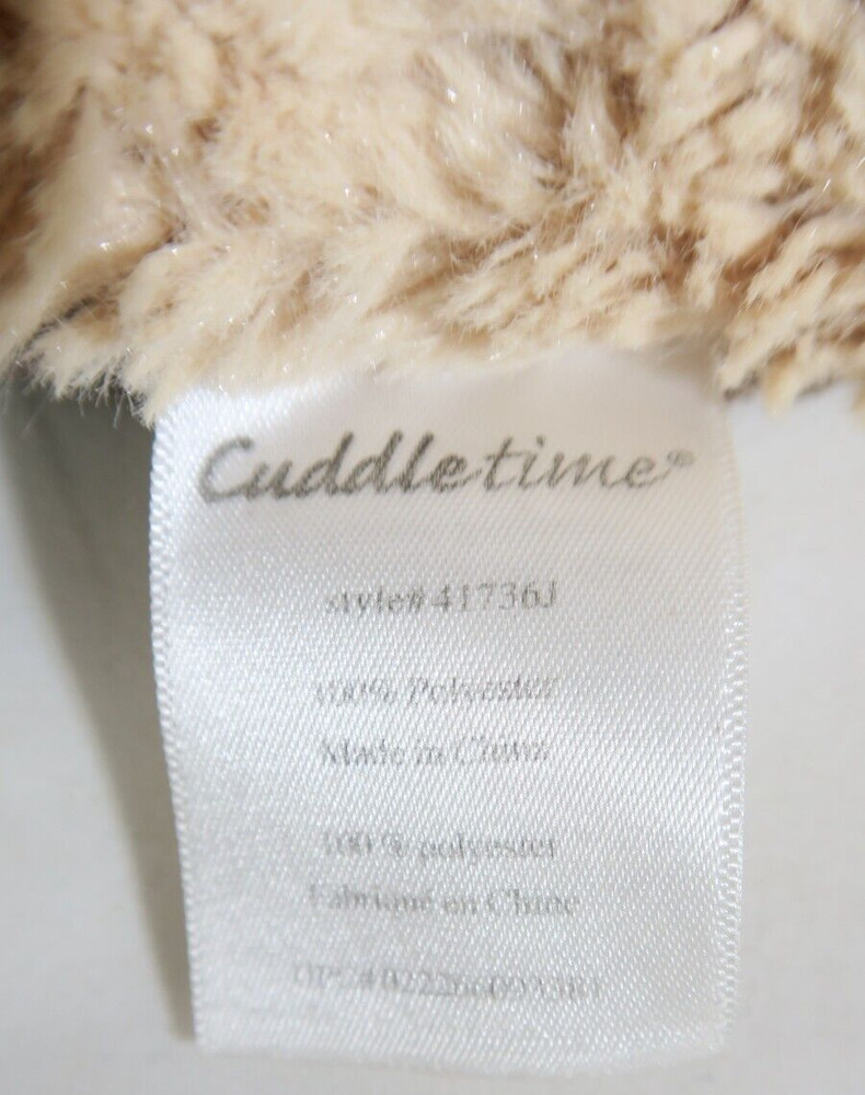 Cuddle Time Giraffe Pattern Brown Baby Warm Soft Lovey Blanket