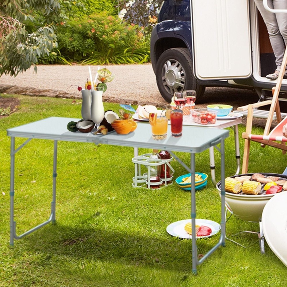 Foldable Utility Table 47in Lightweight Travel Friendly 9.5lbs
