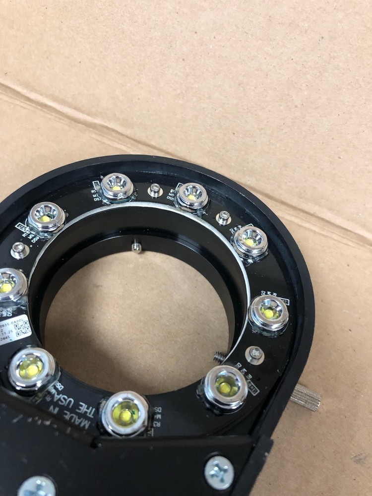 Micro-Lite LV2000-B Ring Illuminator light LED light W/AC-ADAPTER (TESTED)